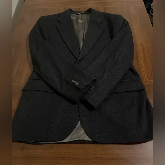 Vintage Branford & Taylor Camel Hair Blazer 44R L Made in USA Mens